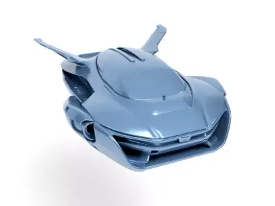 Flying car 3D print model purchase