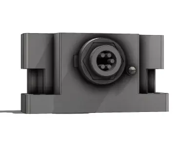 Placa de Extremidade SMC EX600 ED5 End Plate 3D model