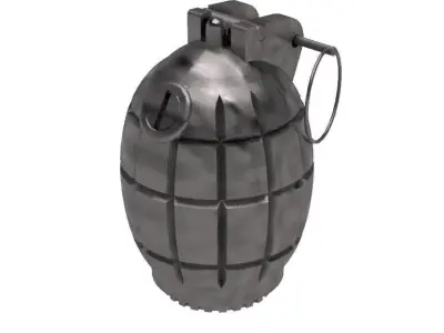 Mills bomb No36 Mk1 Free 3D model