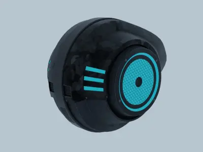Drone Rockie Free low-poly 3D model
