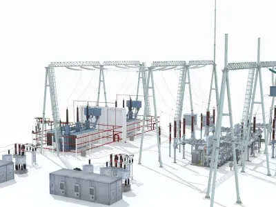 Electrical Power Equipment 1 3D model