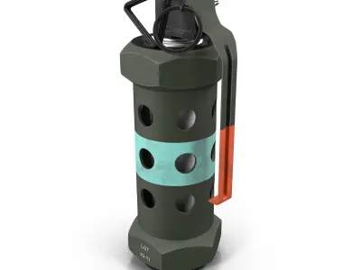 M84 Stun Grenade 3D model purchase