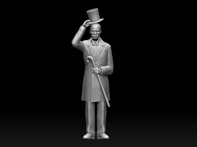  gentleman 3D print model