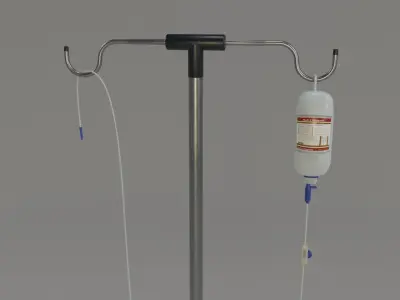 Hospital Furniture - Low Poly - Pack