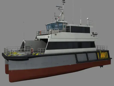 Offshore Supply Ship  purchase 3D model