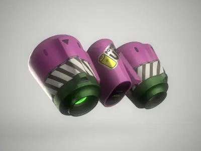 Jetpacks Low-poly 3D model