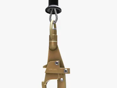 Self Retracting Lifeline Low Poly Low-poly 3D model