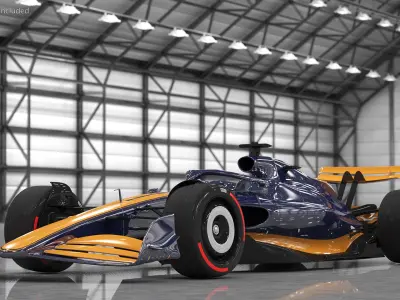  Open Wheel Racing Car 