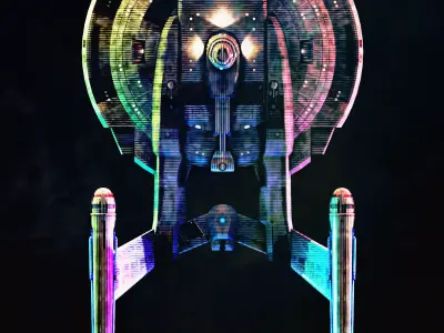 Star Trek Ship 3D model