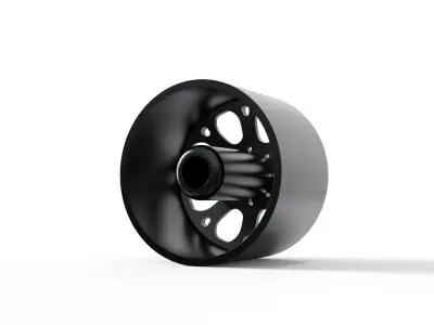 FRONT SPECIALITY FORGED D002  WHEEL 3D MODEL 3D model