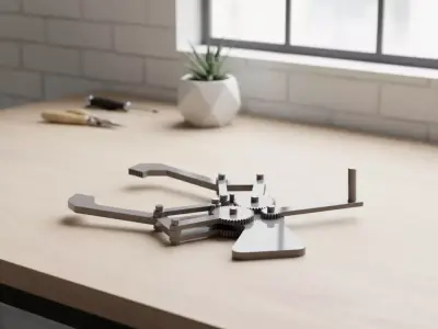 Mechanical gripper 3D print model