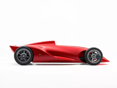 Sleek Racing Car model pack Low-poly 3D model