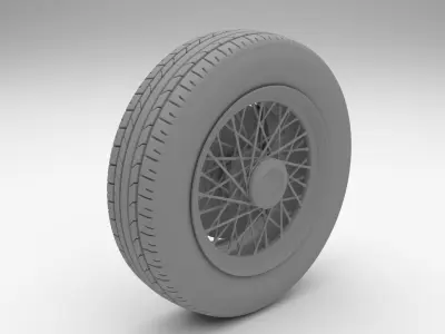 Classic Wheel 3D model