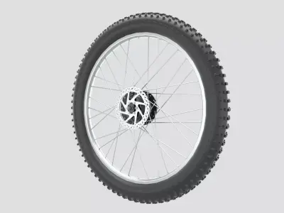 Bicycle Rear Wheel 3D model