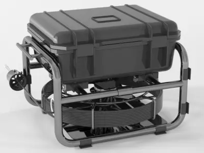 Sanyipace Sewer Scope Camera with Locator Low-poly 3D model