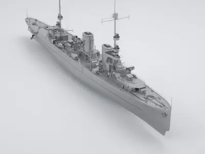 Java Class Cruiser Netherlands 3D model