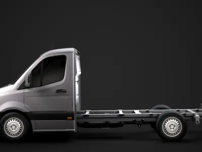 Freightliner Sprinter Chassis Single Cab L2 RWD 2020 3D model