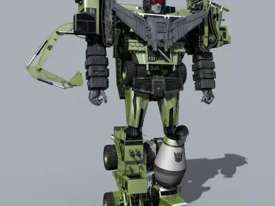 G1 DEVASTATOR - Fully Animated 3D model