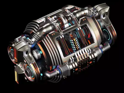 Sci Fi Generator Kitbash Element 3D model