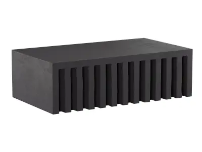 MIKOS BLACK OUTDOOR COFFEE TABLE 3D model