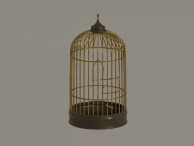 Bird Cage 3D model 3