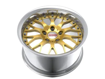 BBS 42 Style Wheels 3D model