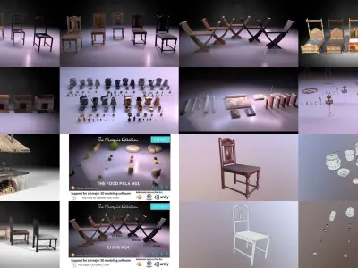 Medieval Furniture Super Saver Mega Pack