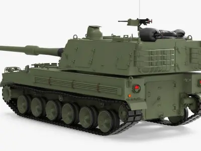 South Korean Self Propelled Howitzer 3D model