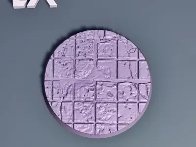 HD Base Set 28 - Shattered Tiles 3D print model