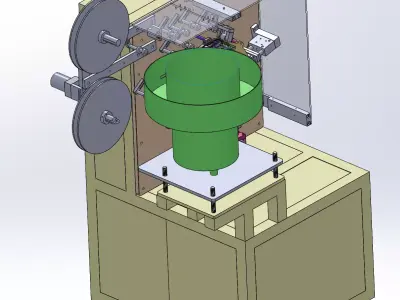 Velcro for plastic parts bonding machine 3D model