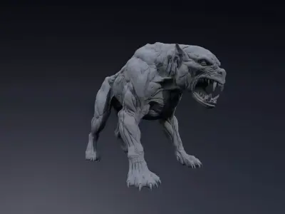 Mutant Dog 3D model