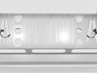 BUMPER FOR NISSAN PATROL SINGLE CAB AMBULANCE  3D model