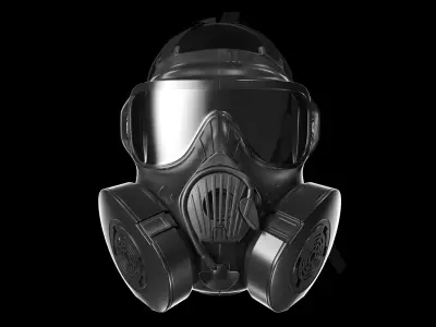JSGPM M50 Full Face Gas Mask 3D model
