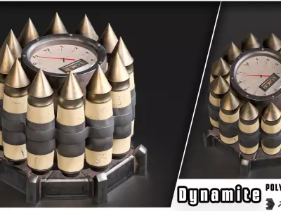 Dynamite 12 3D model