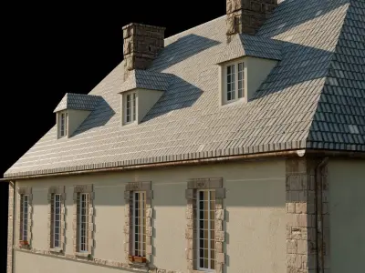 Medieval Building Low-poly 3D model purchase