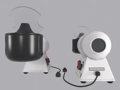Optical Instrument Frame Heater Free low-poly 3D model
