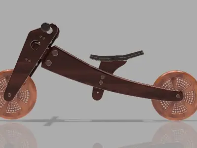 bike art fusion 3D print model