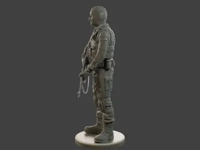CzechSlovak Police Tactical Unit CPTU2 001 3D print model