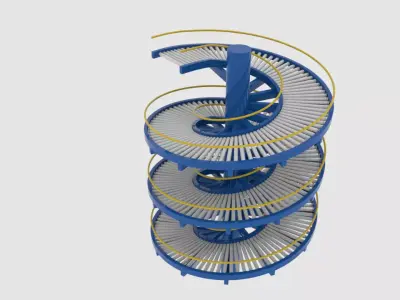 Spiral Conveyor 3D model