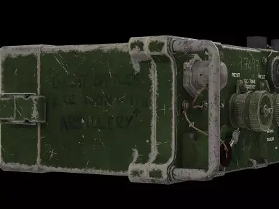 PRC-77 Military Radio Free 3D model