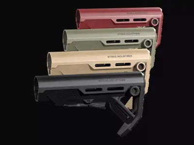 Strike Industries Viper MOD 1 Stock for AR 15 Low-poly 3D model