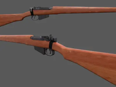 Lee Einfield WW2 Weapon Low-poly 3D model