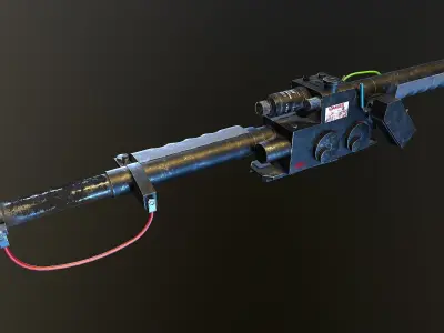 Proton Gun Ghostbusters 3D model