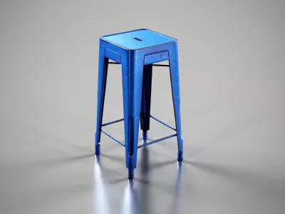 stool Free low-poly 3D model