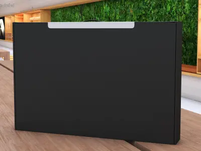 Thin Laptop Box 3D model