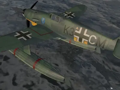 Messerschmitt Bf-109W-1 3D model
