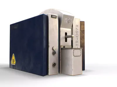 Spectrometer Low-poly 3D model