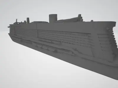 Costa Smeralda cruise ship 3D print model 3D print model