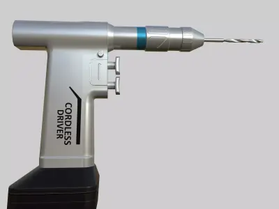 Stryker Power Tool Low-poly 3D model