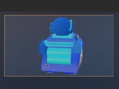 RC Mini Tank Free low-poly 3D model
